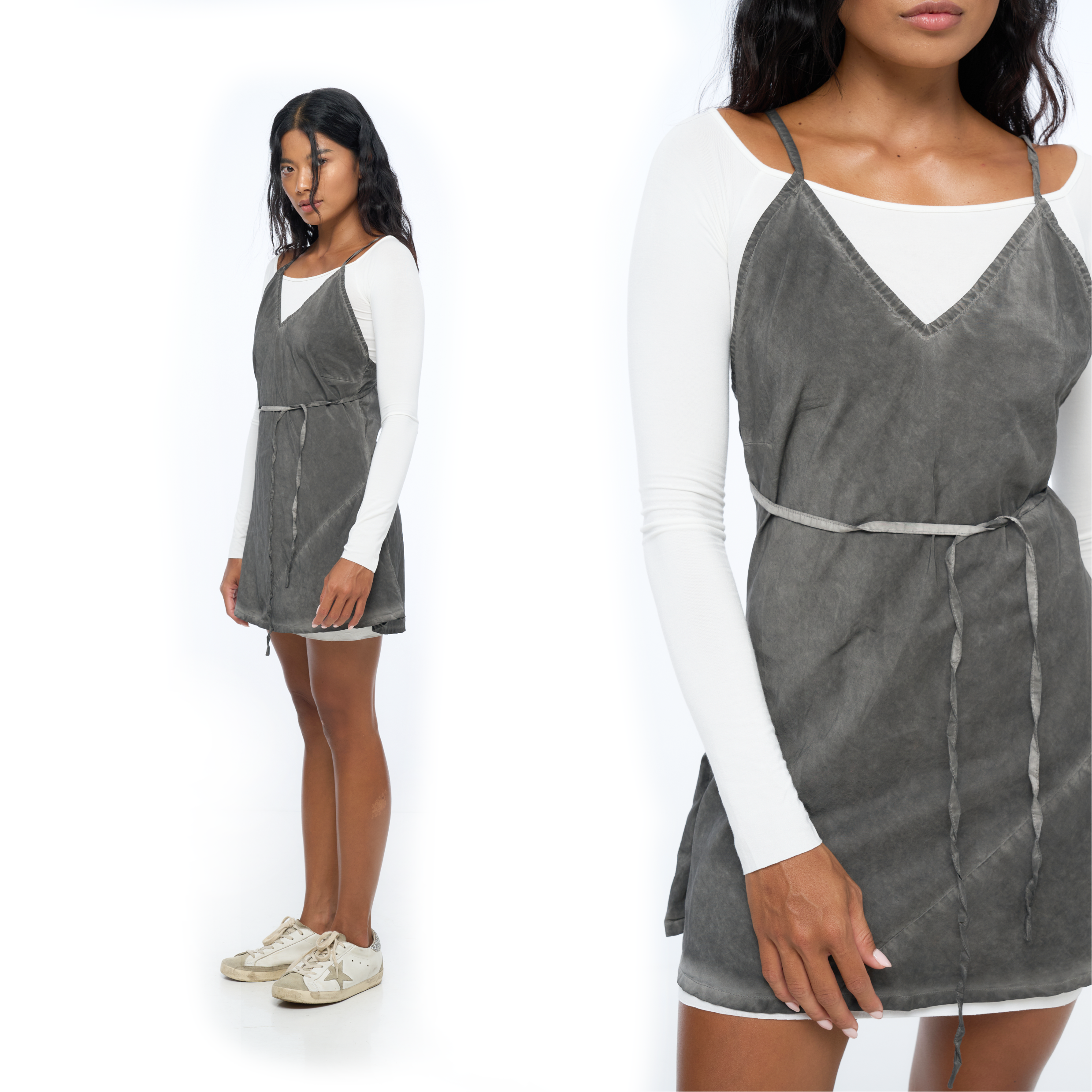 SHORT DRESS Dark Gray