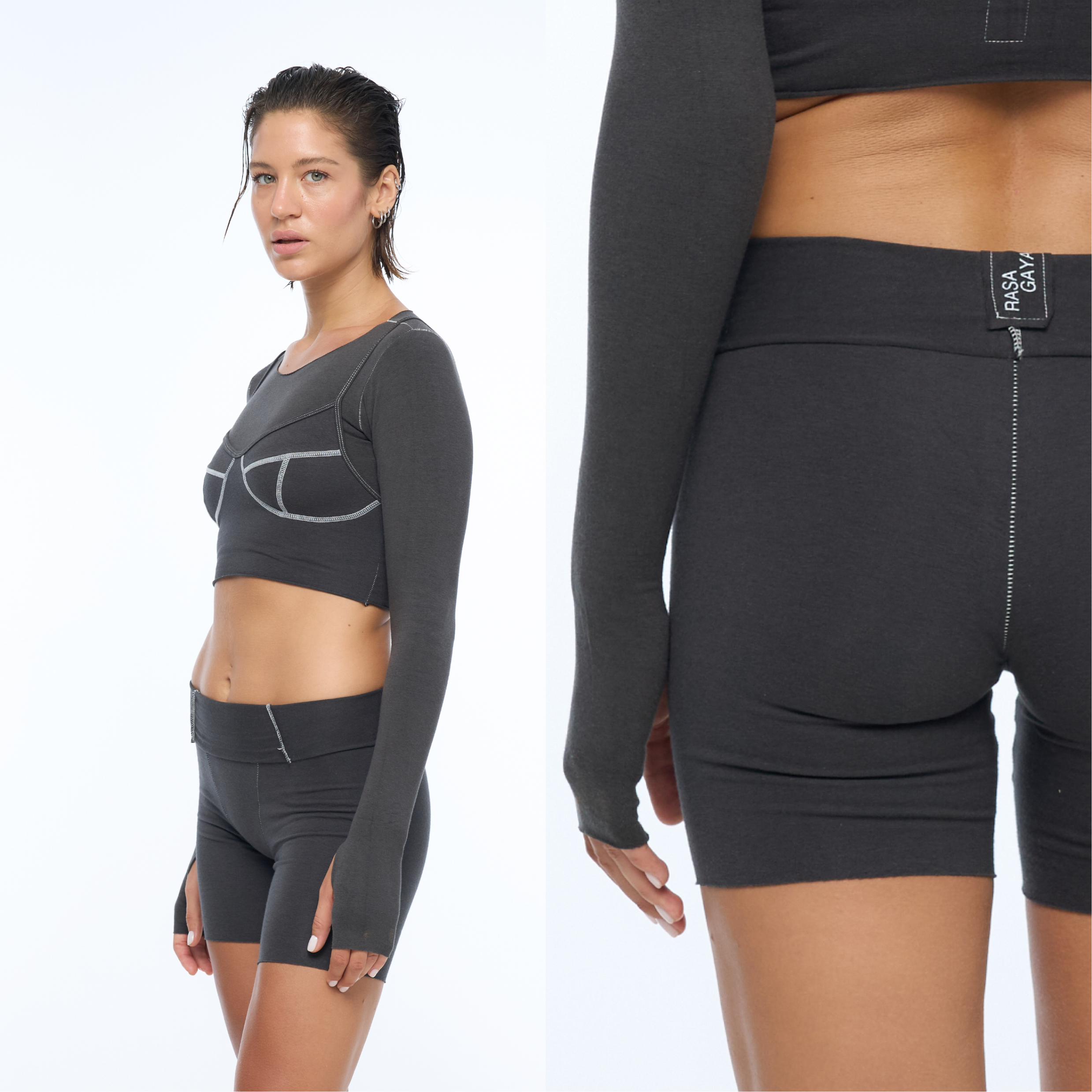 BIKE SHORT 2 SEAMS Dark Gray
