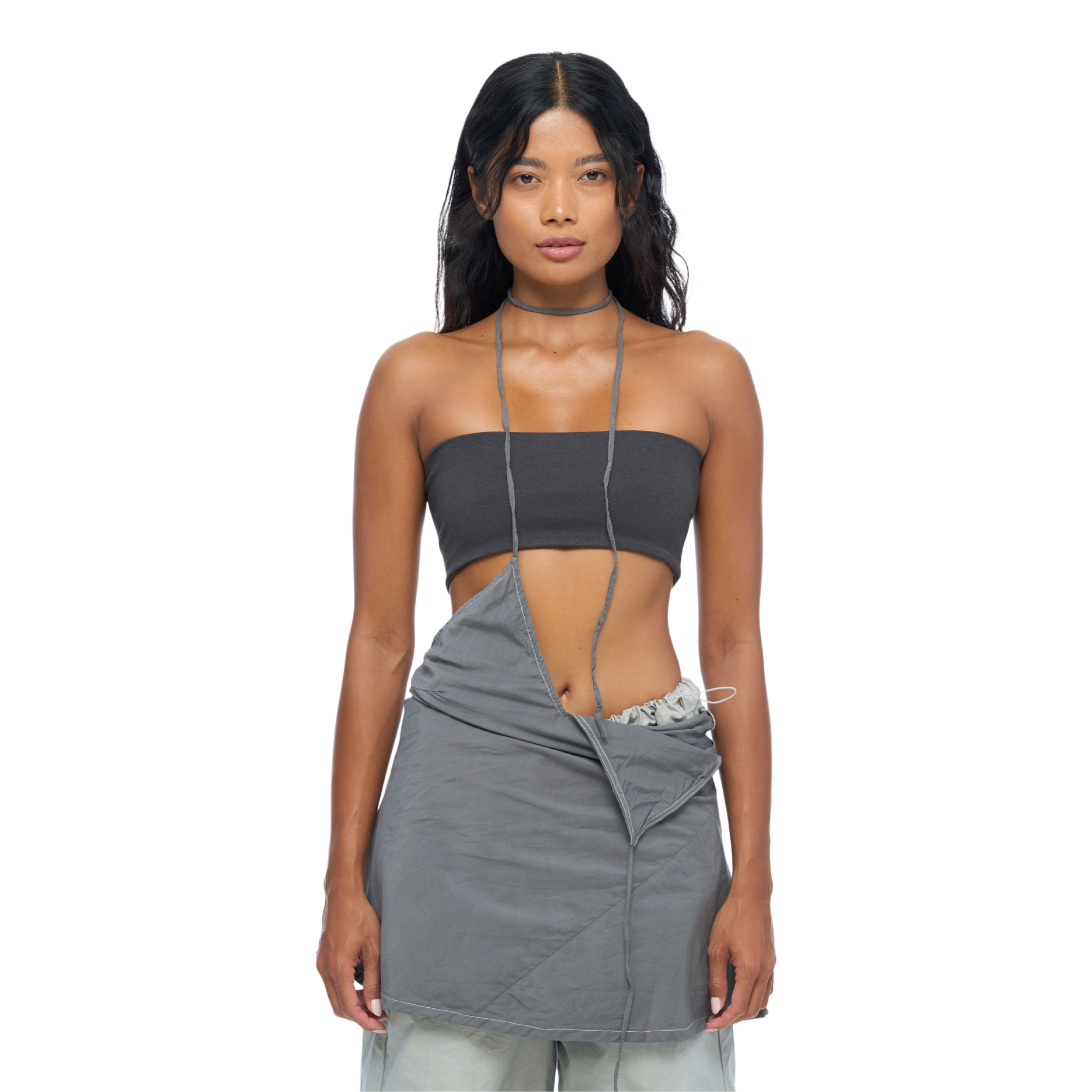 SHORT DRESS Dark Gray