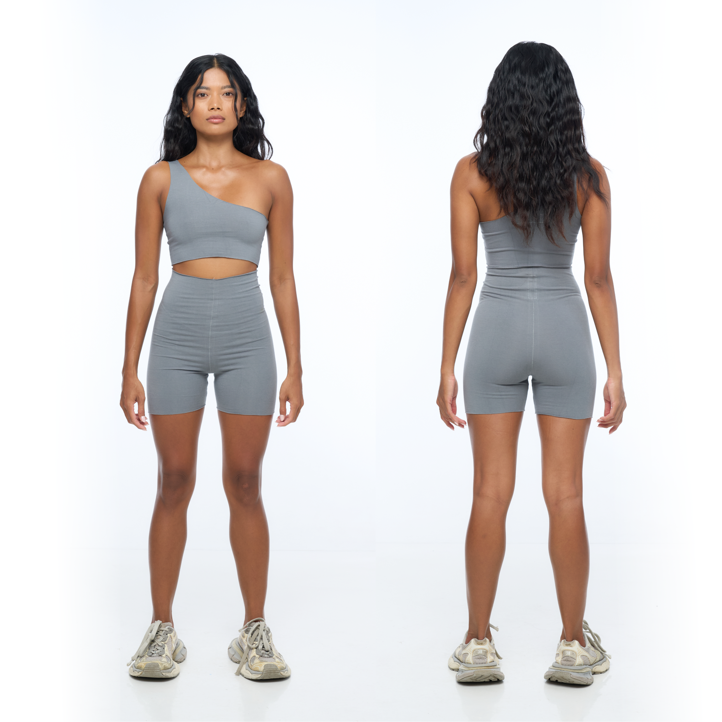 BIKE SHORT HIGH WAIST Blue