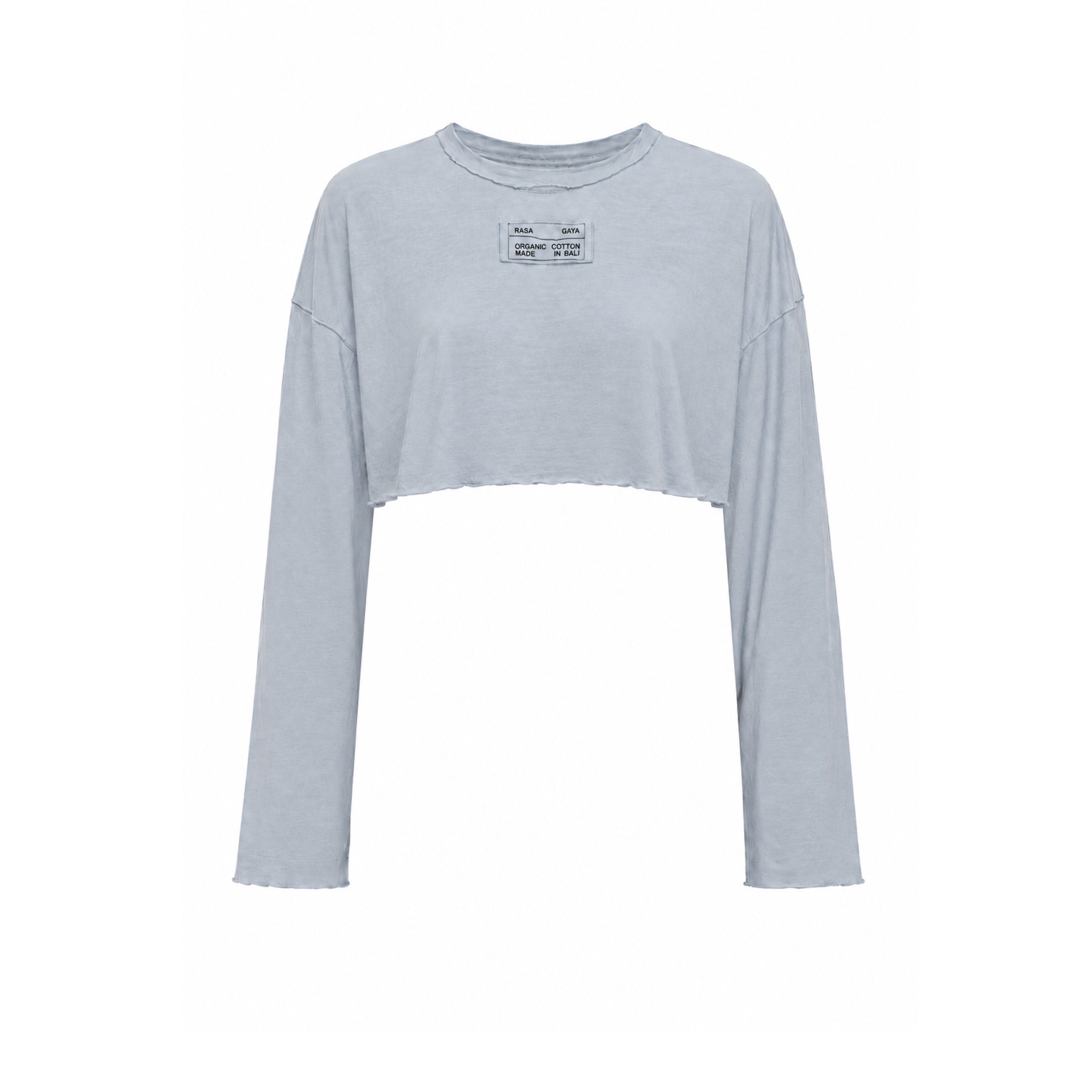 LONGSLEEVE CROP Light blue