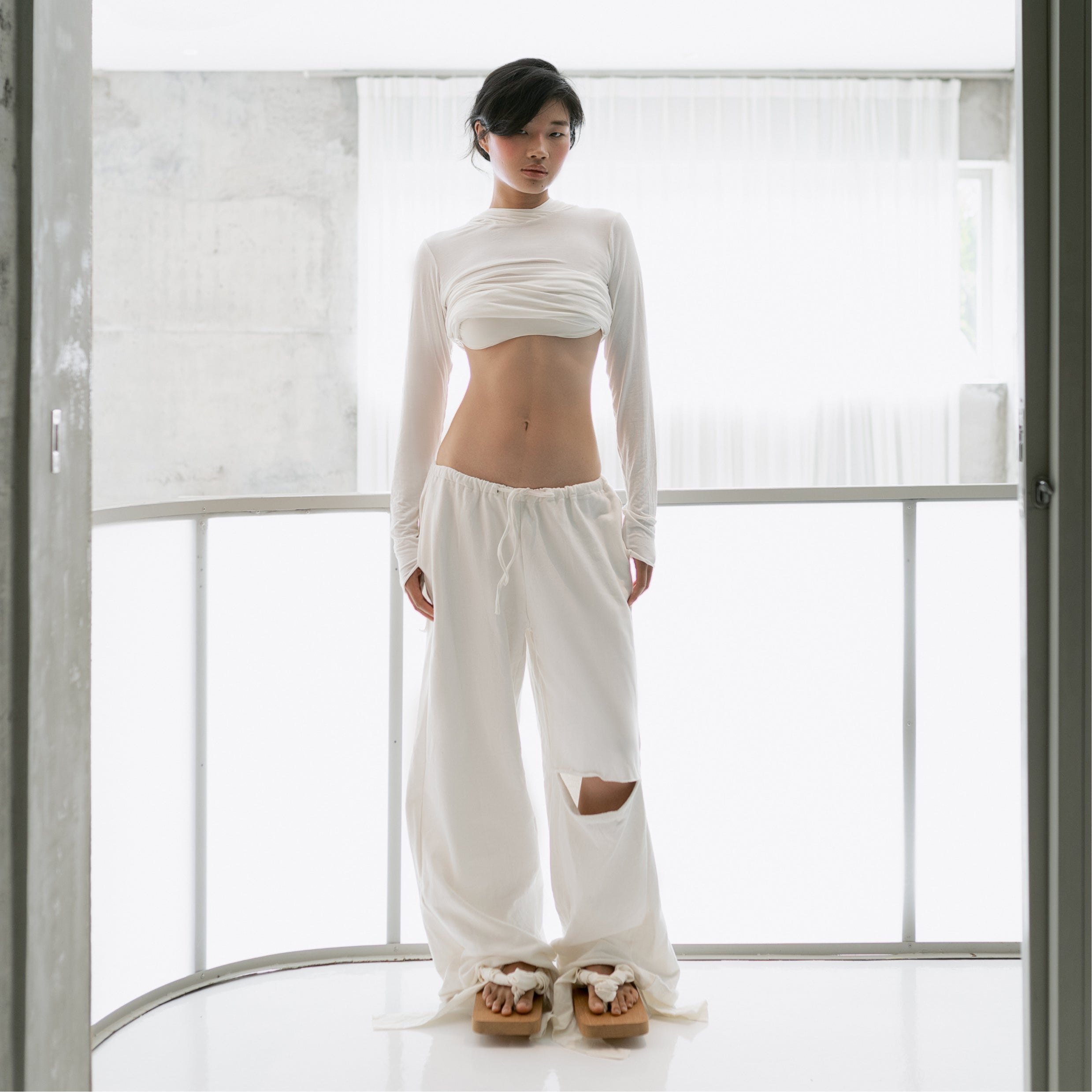 HATI HATI PANTS White