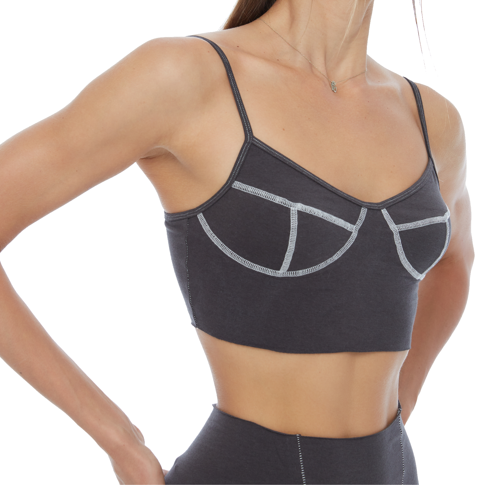 TOP BRA Dark Gray