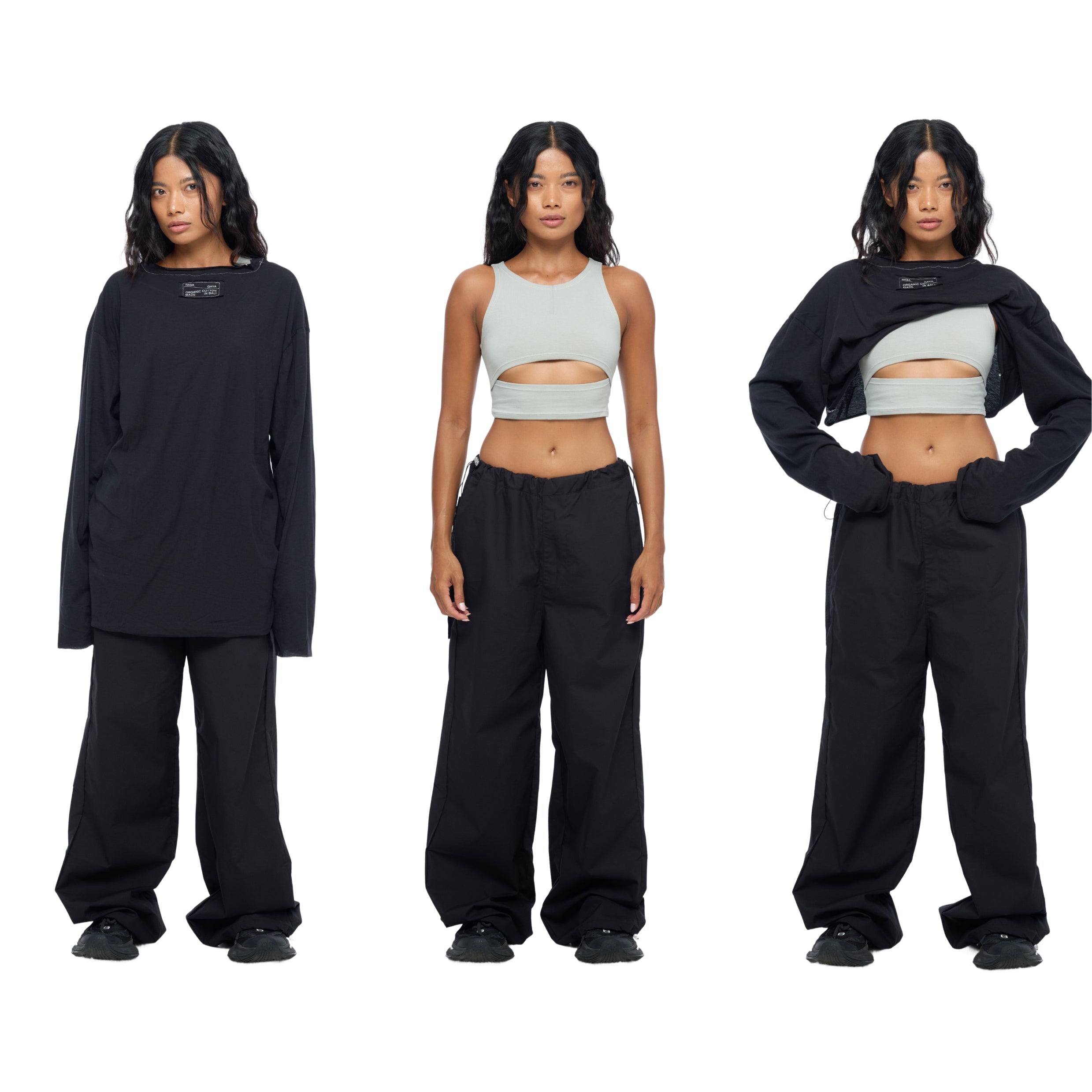 CARGO PANTS Black