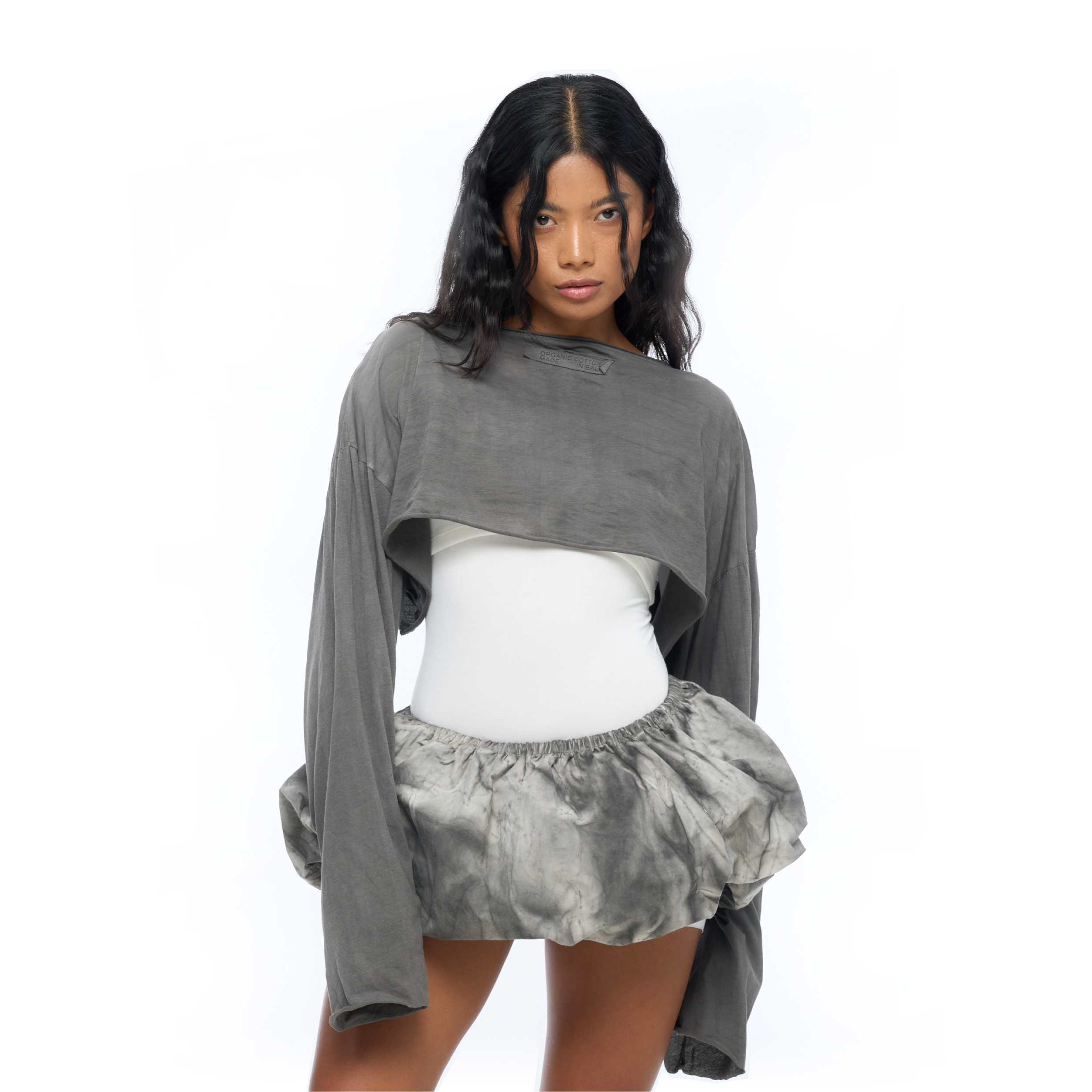 CLOUD SKIRT Marble Grey