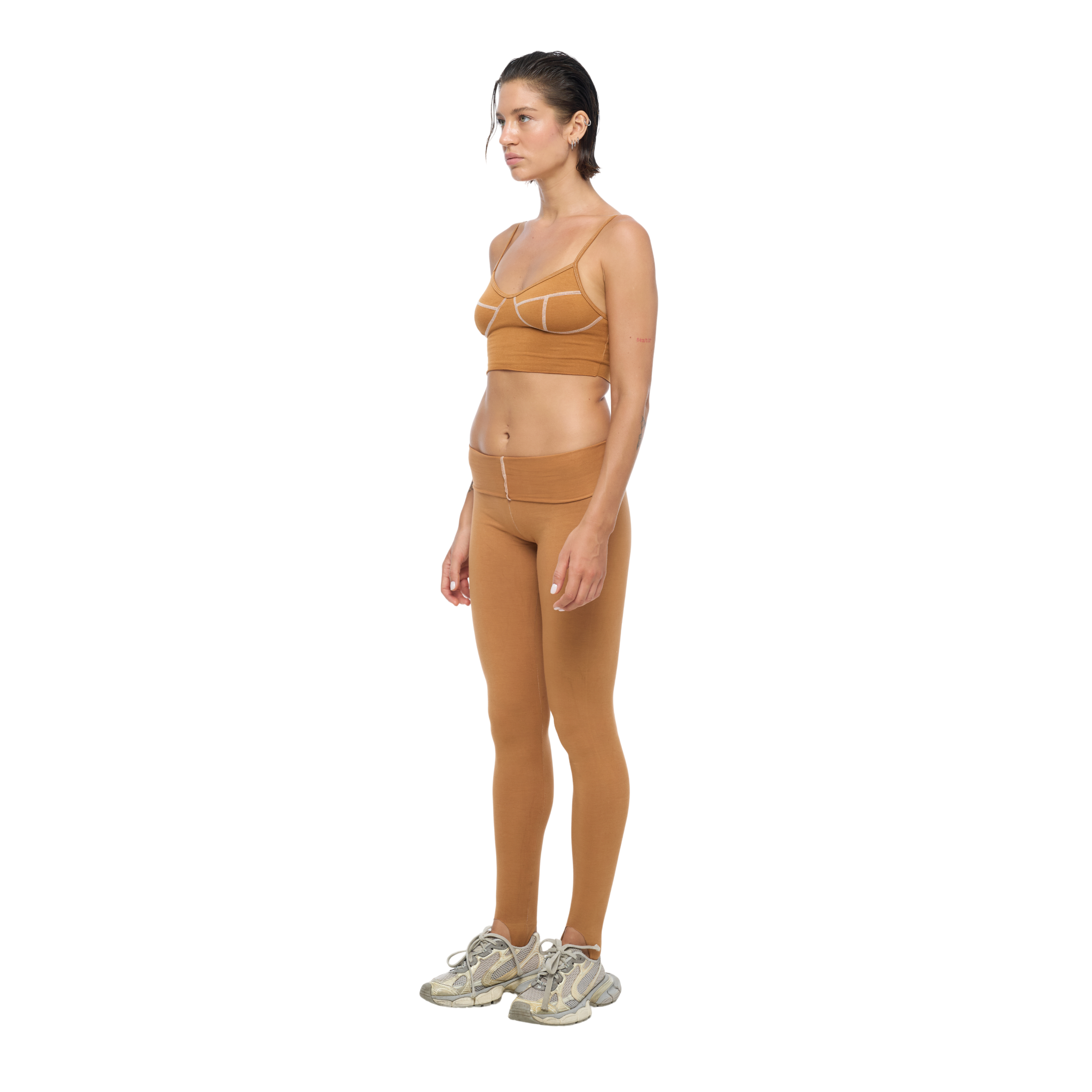 LEGGINGS 2 SEAMS Beige