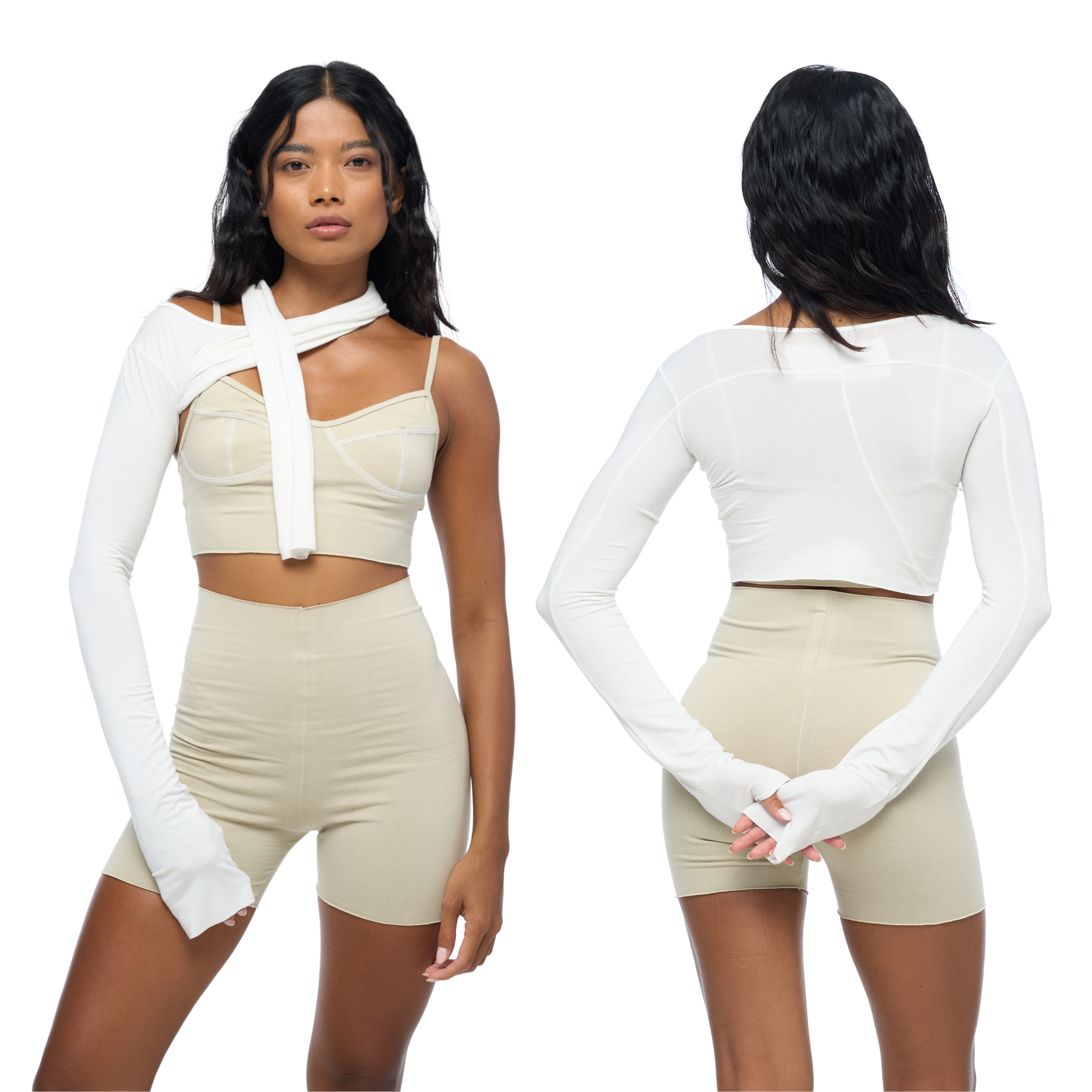 TIGHT LONGSLEEVE White