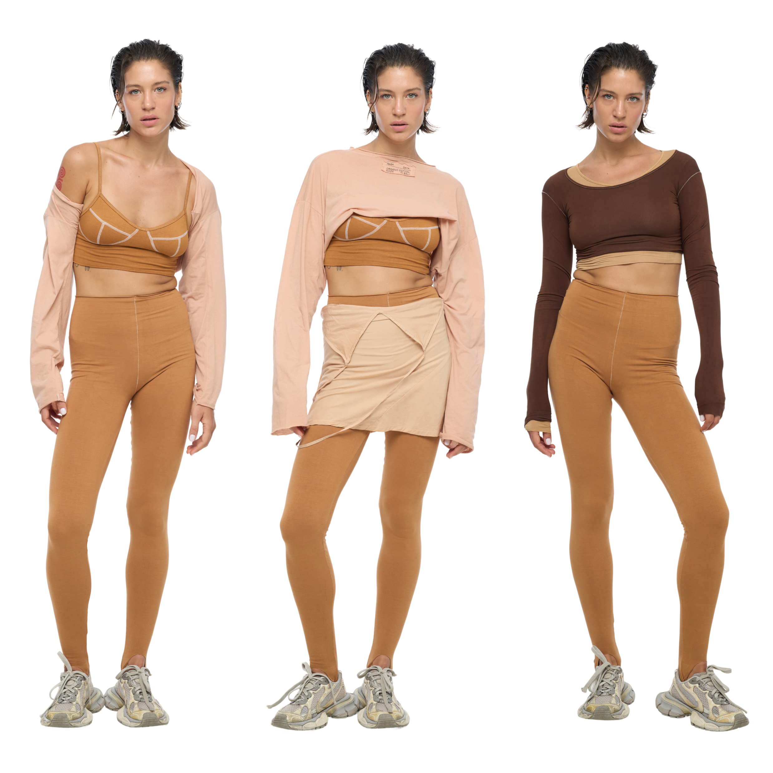 LEGGINGS 2 SEAMS Beige