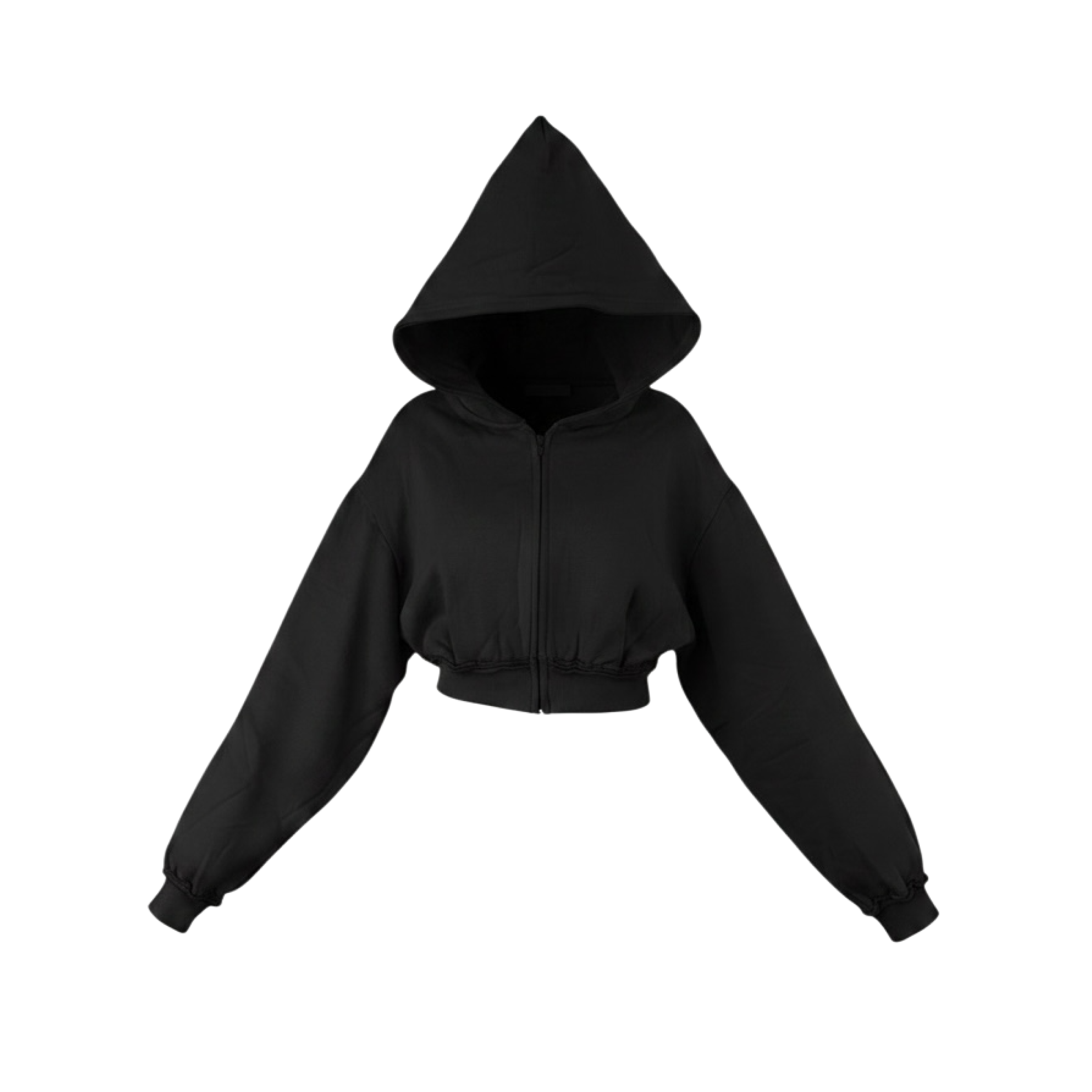 KINTAMANI ZIP-HOODIE, Black