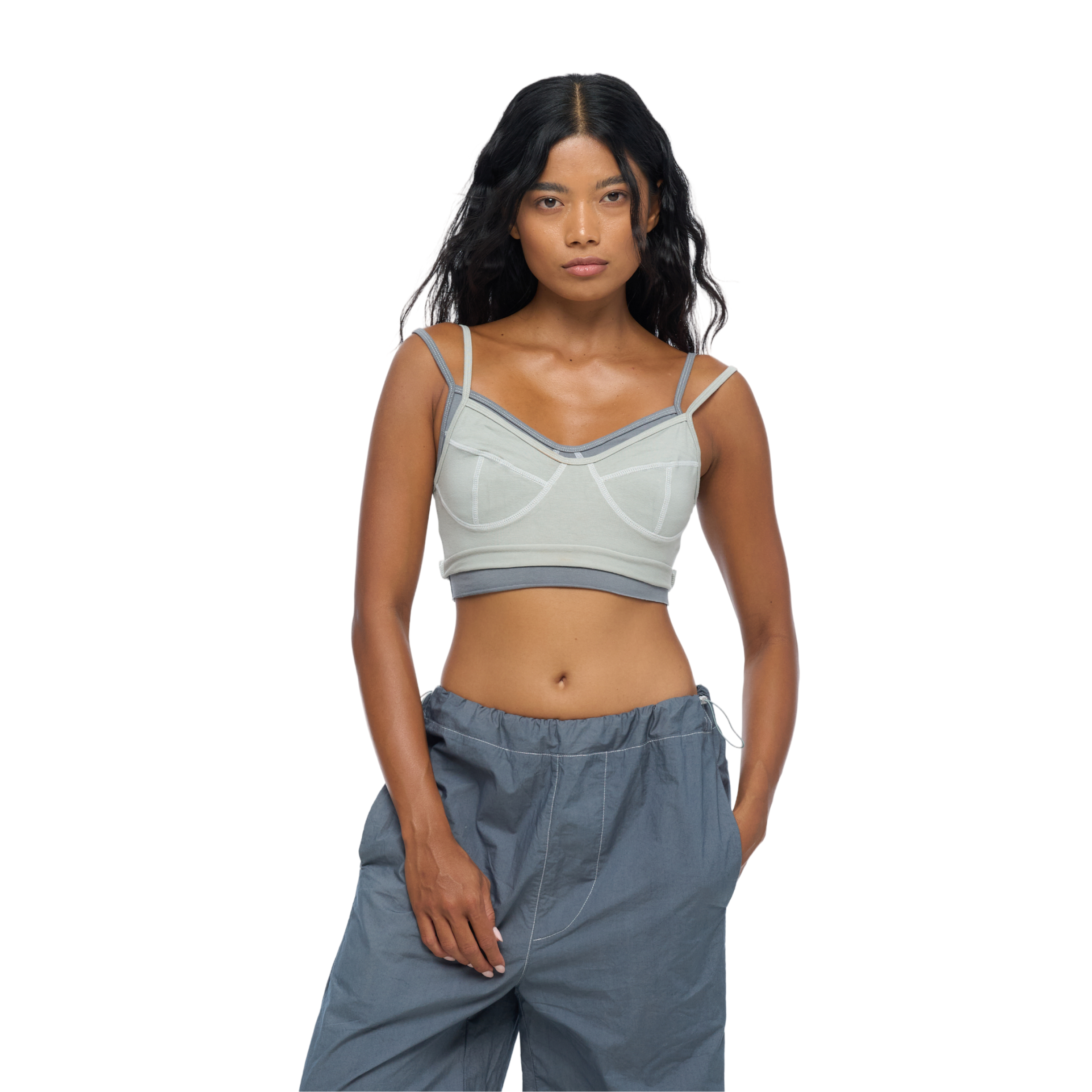 TOP BRA Light Gray