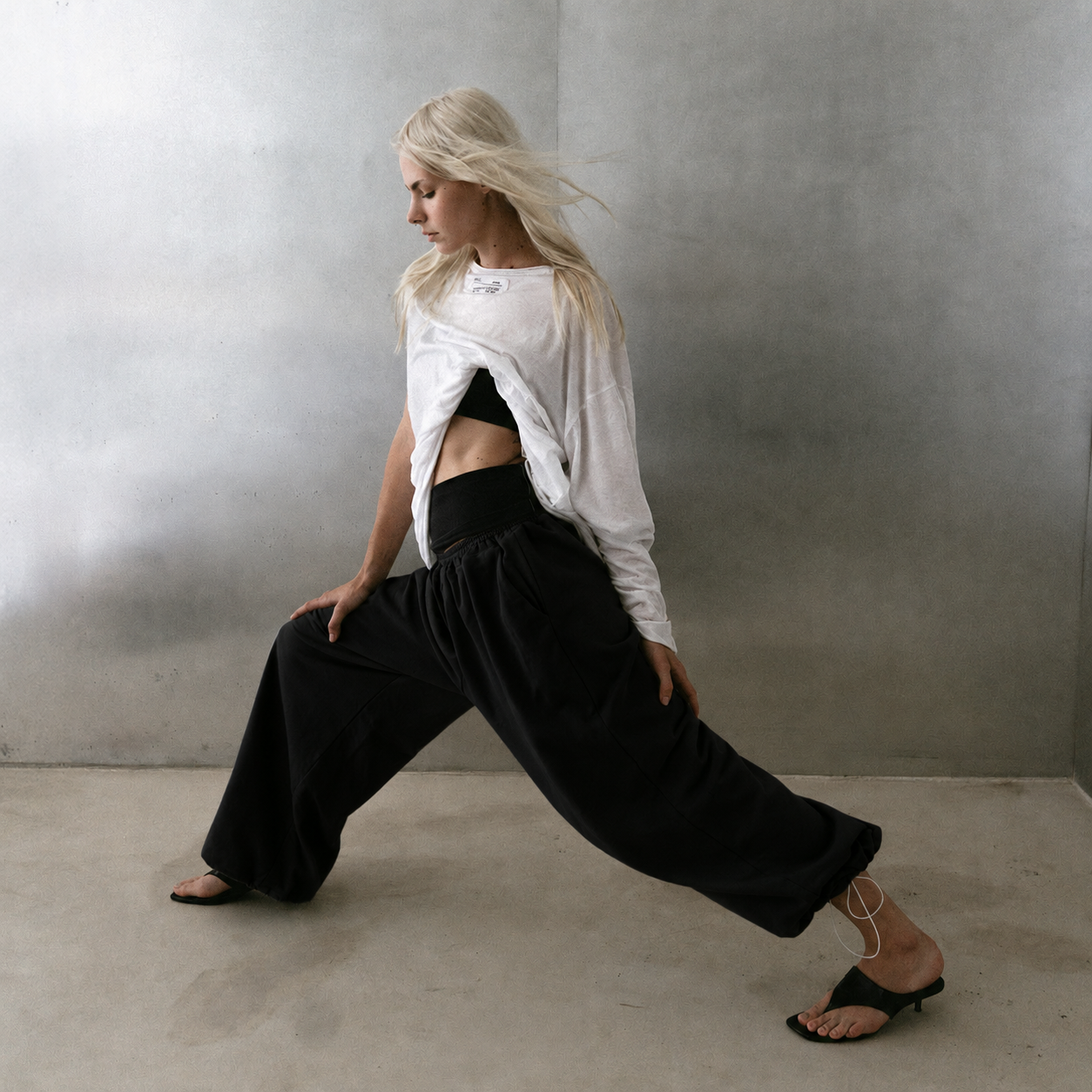 HATI HATI PANTS Black