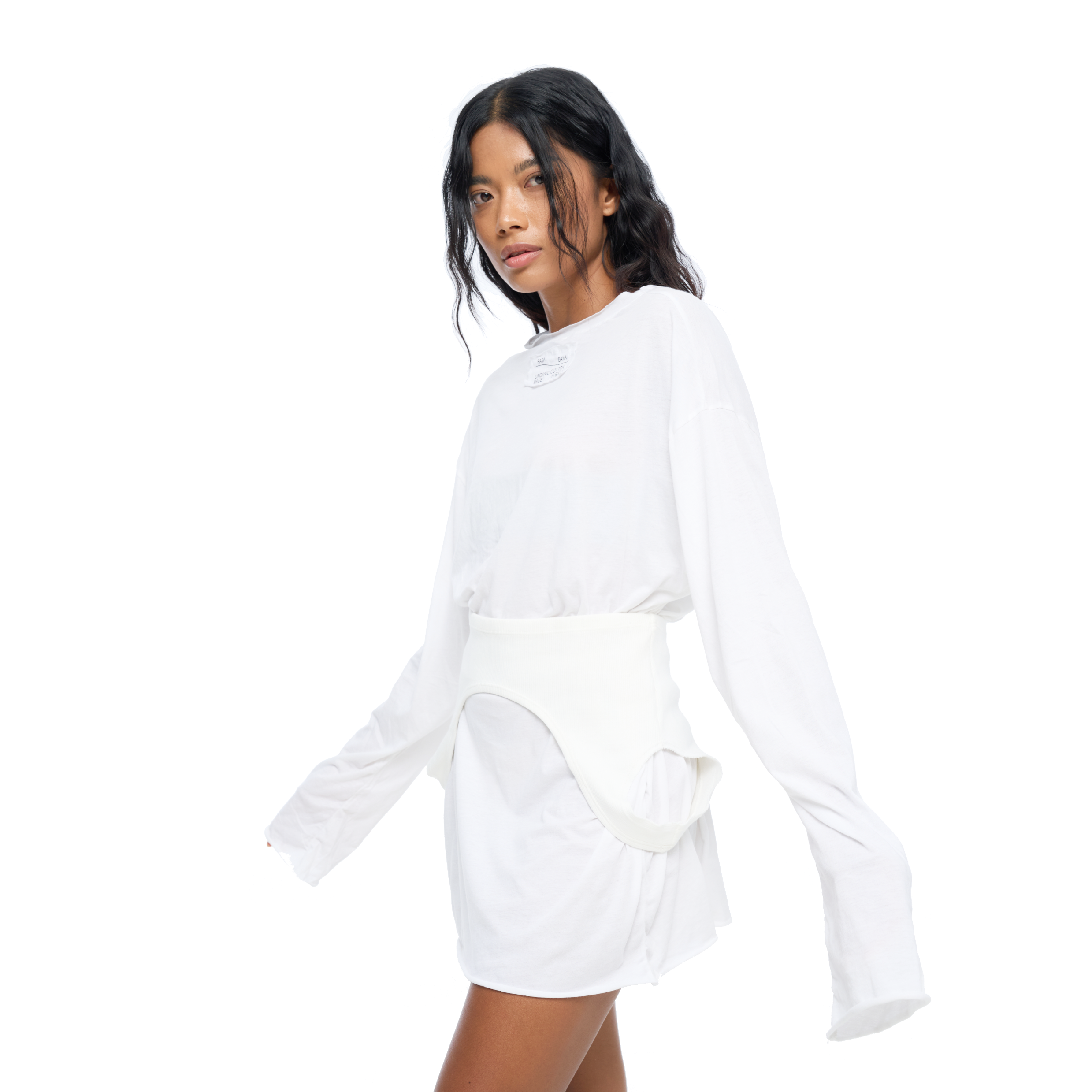 LONGSLEEVE OVERSIZE White