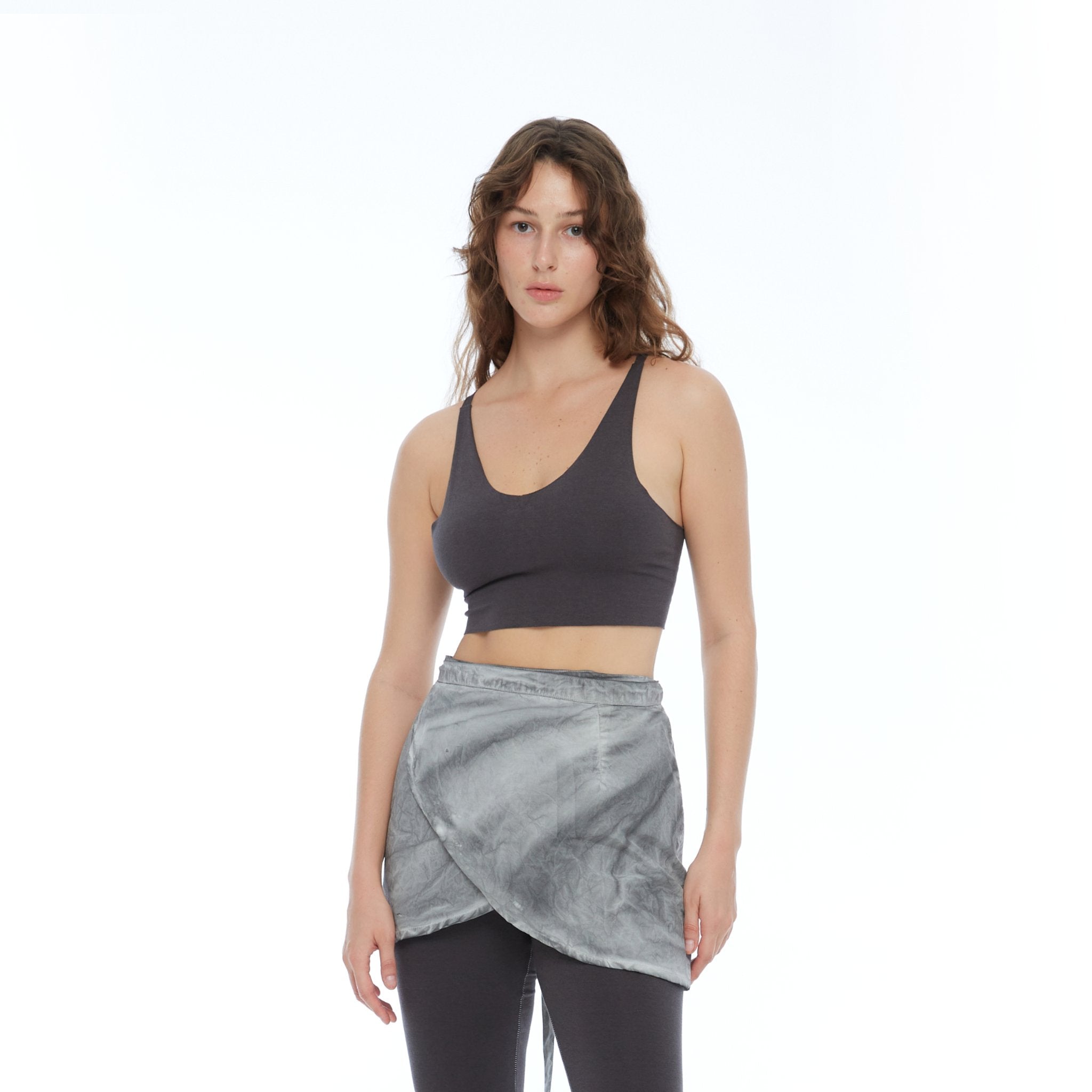 SKIRT FLOWER Marble Gray - RASA GAYA CLOTHES