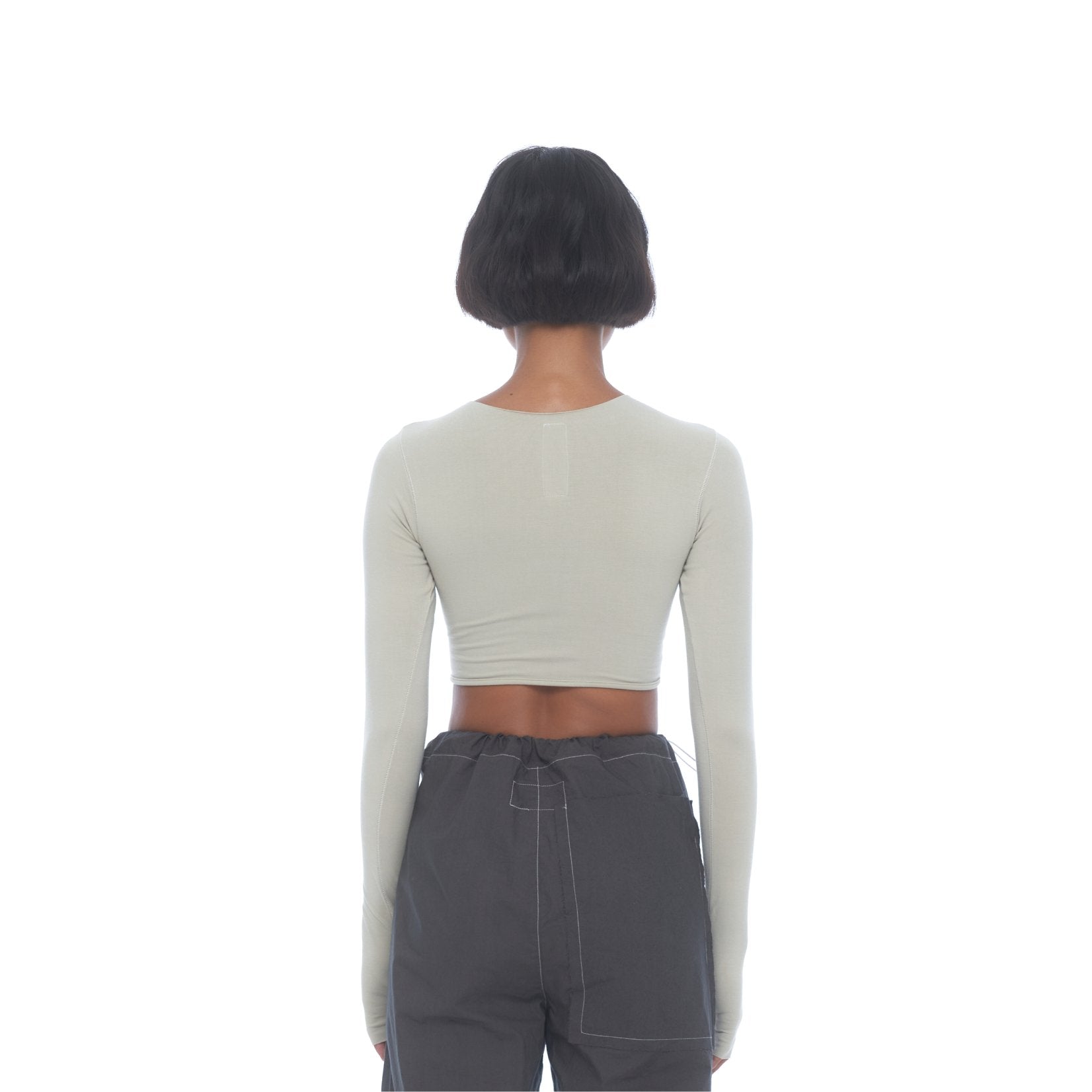 SLEEVE TOP Light Gray - RASA GAYA CLOTHES